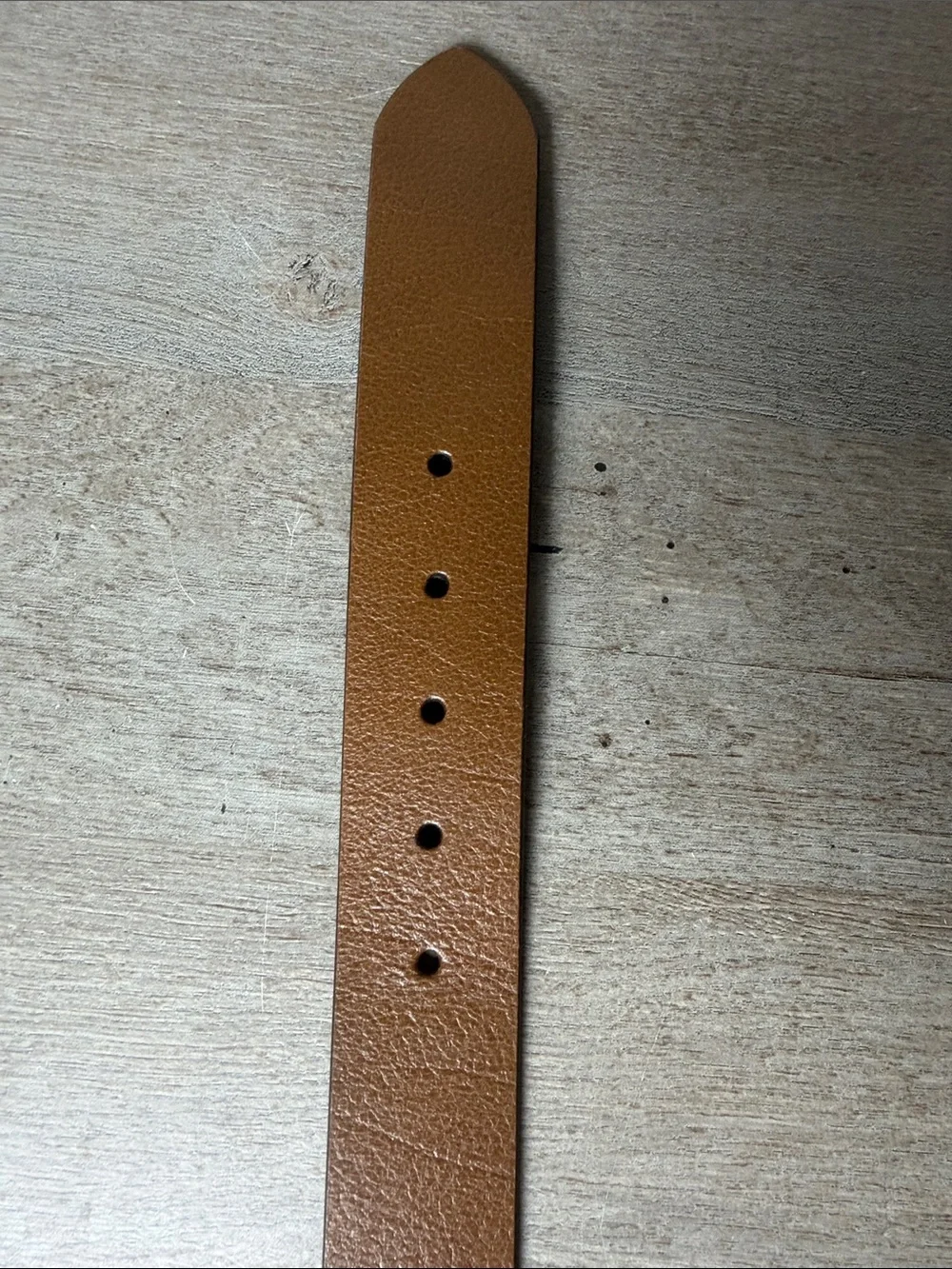 Joe's Jeans Tan Leather Men's Belt with Silver Buckle